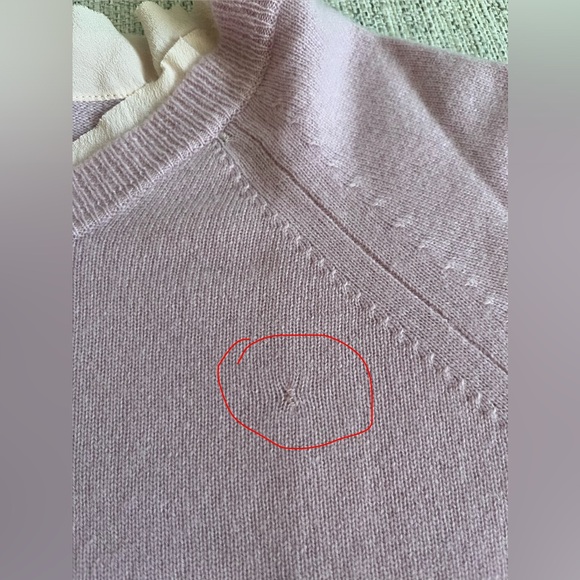 JCrew Italian cashmere sweater, size S, flaw - Picture 4 of 5